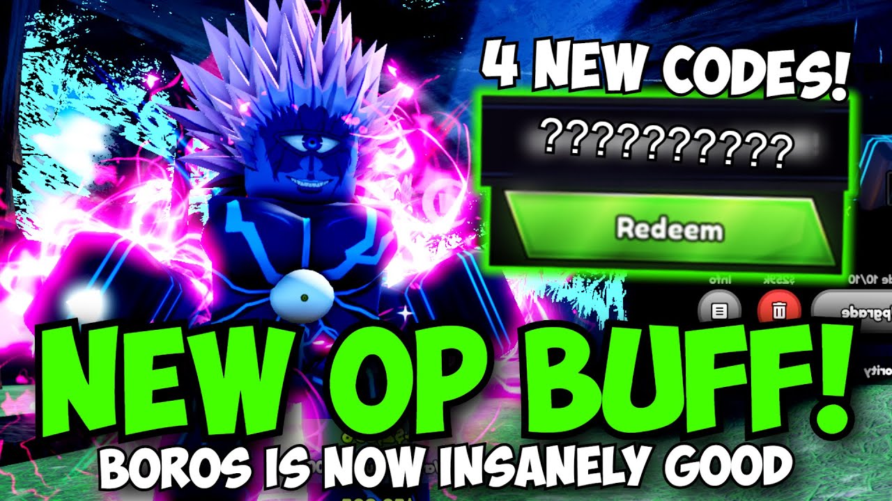 4 CODES] Boros's New Buff Made him ABSOLUTELY OP! | Anime Last