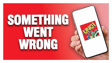 How To Fix UNO App Something Went Wrong Error | Easy Quick Solution