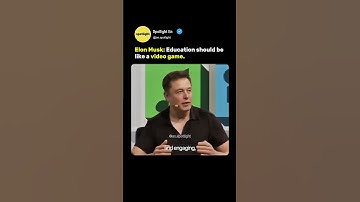 Education Should Be Like a Video Game #spotlighten #spotlight #podcast #entrepreneurship #elonmusk
