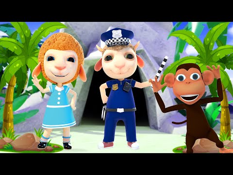 Funny Monkey Playing With Kids😭👩‍⚕️👶Song Of The Good Doctor 👩‍⚕️Dolly and Friends 3D