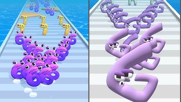 Alphabet run ABC letter go VS Number Run Merge 3d Math part 6 abcdefghijklmnopqrstuvwxyz