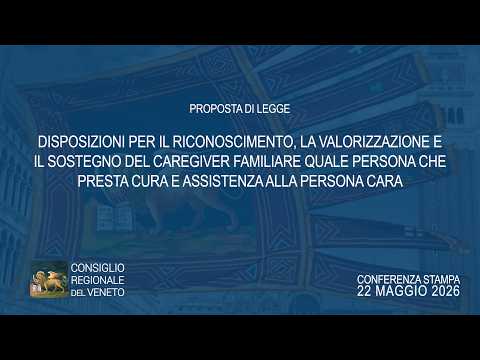 Video Presentazione del Pdl a sostegno dei Caregiver