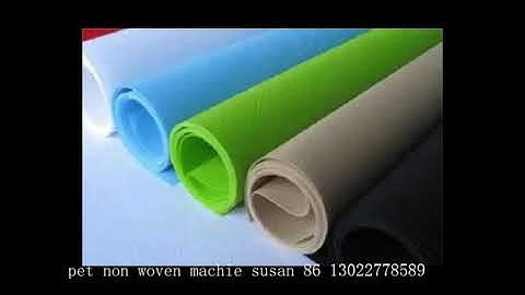 pilot non woven fabric spinning machine