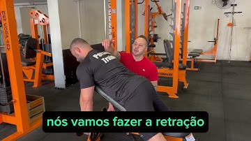 Remada curvada banco 45º - Como executar!