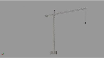 Tower crane motion in MATLAB simscape