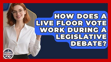How Does A Live Floor Vote Work During A Legislative Debate? - Inside the Legislative Branch