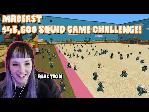 Dream, Tommy and Sapnap play MrBeast $45,600 Squid Game Challenge! | REACTION