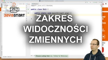 Zakres widoczności zmiennych w Javie