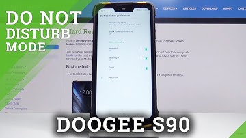 How to Activate DND Mode in DOOGEE S90 – Do Not Disturb Settings