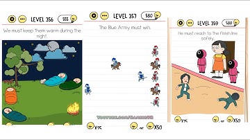 Brain Test level 356 357 358 359 360 Walkthrough | Brain Test: Tricky Puzzles Gameplay | Gaming92