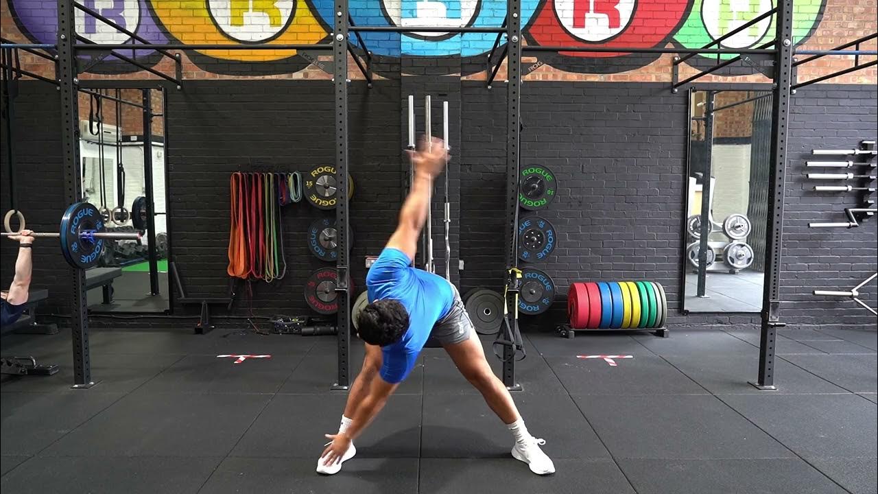 Standing Toe Tap Warm Up Functional Strength and Conditioning