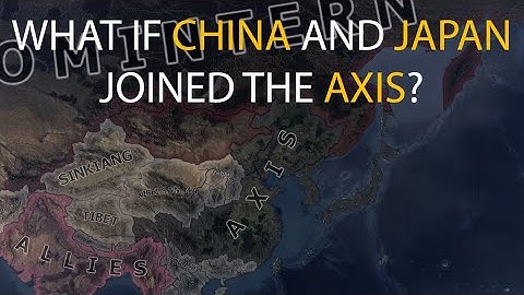 HOI4 Timelapse - What if China and Japan joined the Axis in WW2?