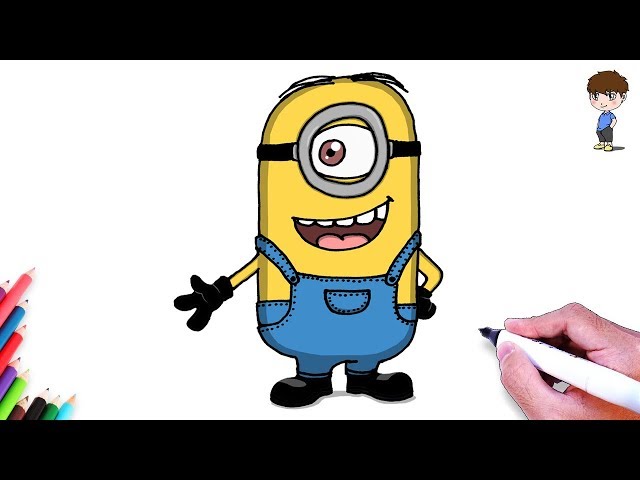 Desenhando Minions Maneira Fácil No PC - Desenho de themisterm500