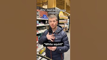 Deaf dad grocery shopping 🛒#ASL #AmericanSignLanguage #SignLanguage #CODA #LearnASL