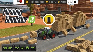 Cow Feeding &amp; Delivered Straw Bales in Fs18 ! Farming Simulator 18 Cultivation &amp; Fertilizer | #fs18 