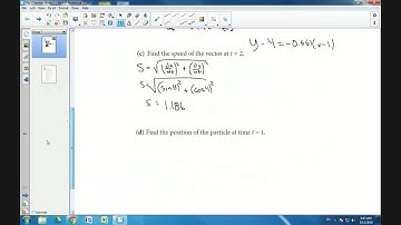 Calculus BC Day 2 Vectors Motion Along a Curve