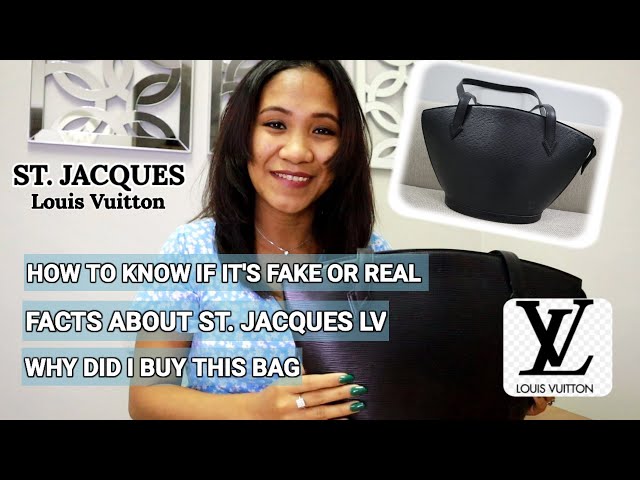 Bag Louis Vuitton Epi Saint Jacques Black