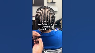 BRAID DOWN FOR A FLIP OVER METHOD SEW IN: #shorts #hairtips #hairtutorial #braidstutorial #hairstyle
