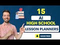 15 AI Lesson Planners in 11 Minutes