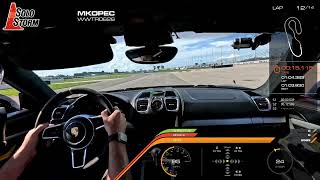 2016 Cayman gt4 gateway (WWTR) 1.6 mile 1:03.8 at SCCA pde event