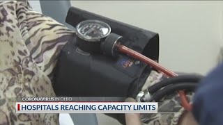 Hospitals reaching capacity limits