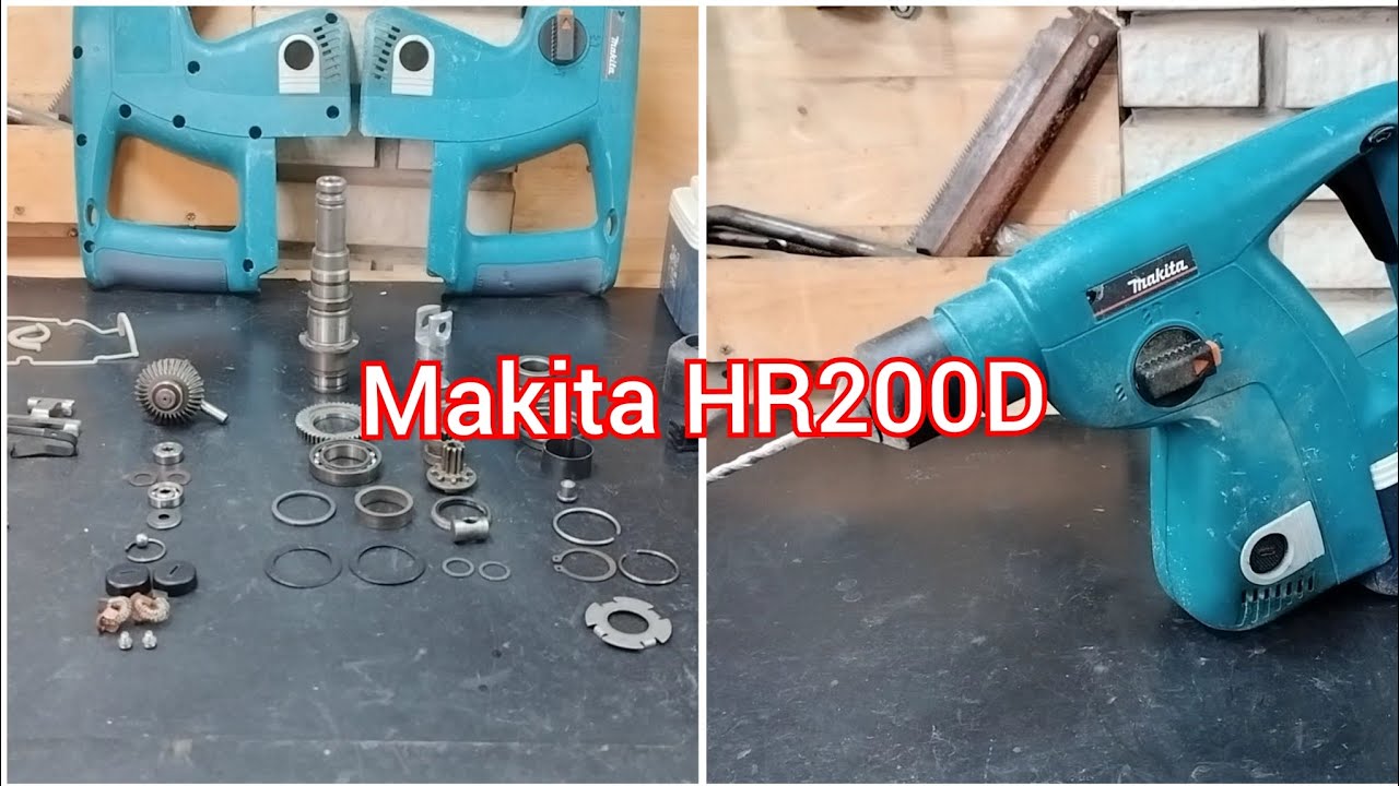 Phục Hồi Khoan 3CN Makita HR200D 24v - Restoration Makita HR200D 24v and Upgrade to Li-ion Battery