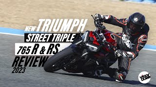 2023 Triumph Street Triple 765 R & RS Review | Jerez road and track review