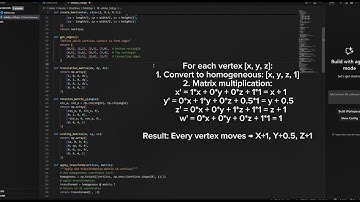 CSAM LINEAR ALGEBRA FINAL PROJECT 3D GRAPHICS TRANSFORMATION ( adidas logo)