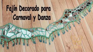 Cinturón Bordado para Danza o Carnaval / Embroidery Belt for Dance or Carnival