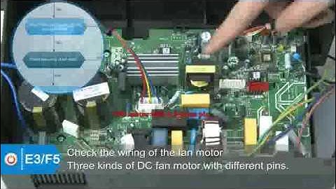 E3 & F5 Error Code Cooper&Hunter Mini Split Sophia Series Troubleshooting