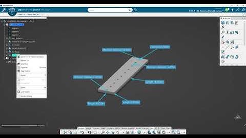 PRISMATIC MACHINING DEMONSTRATION CATIA 3DEXPERIENCE. HOLES EQUALLLY SPACED.