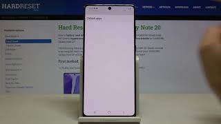 How to Set Default Browser in SAMSUNG Galaxy Note 20 – Find Default Apps Settings screenshot 3
