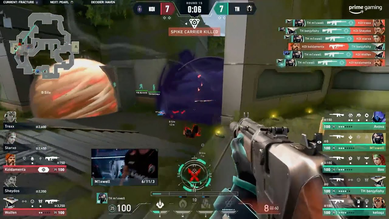 TH M1xwell quick 4K site hold against KOI | VCT EMEA LCQ