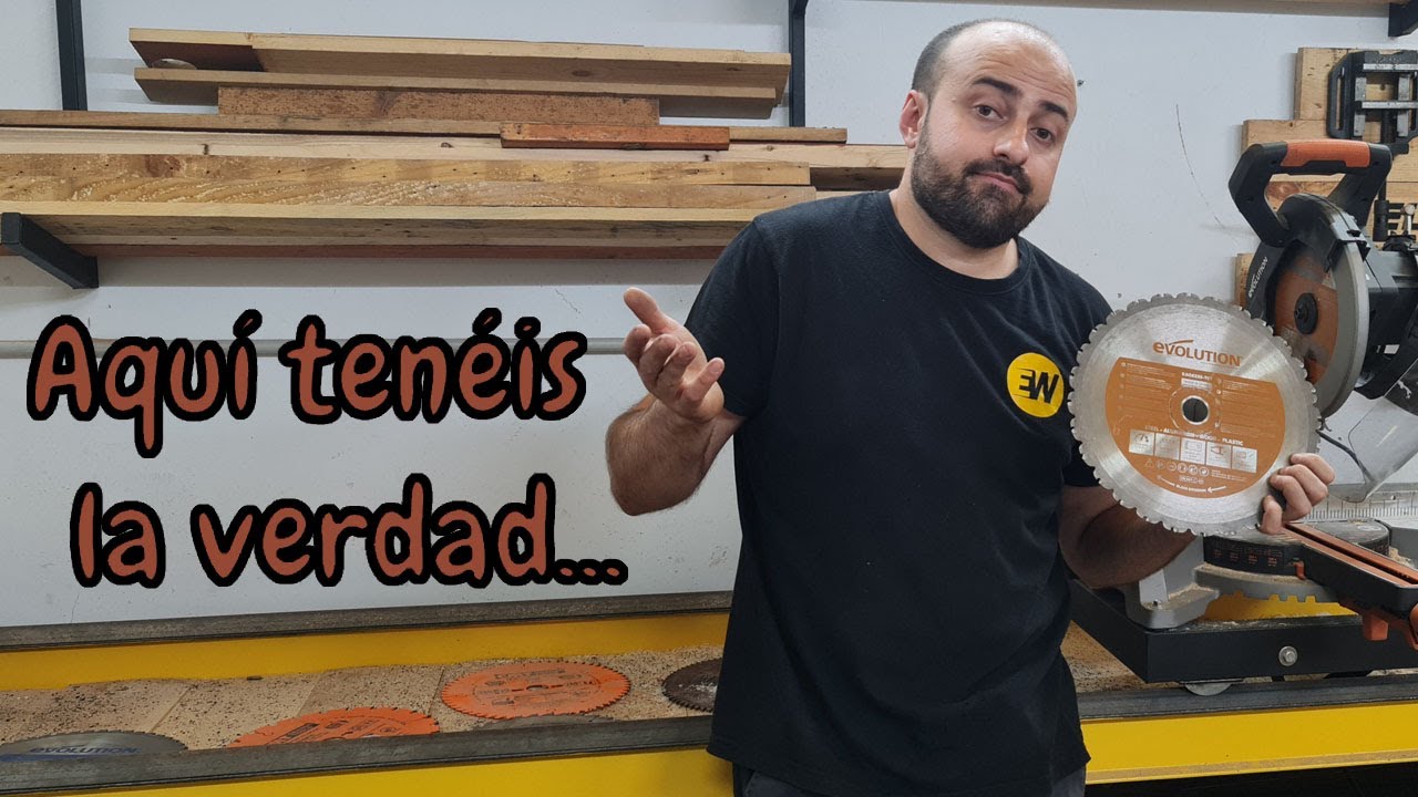 Mi opinión sobre la sierra EVOLUTION y sus discos de corte - YouTube