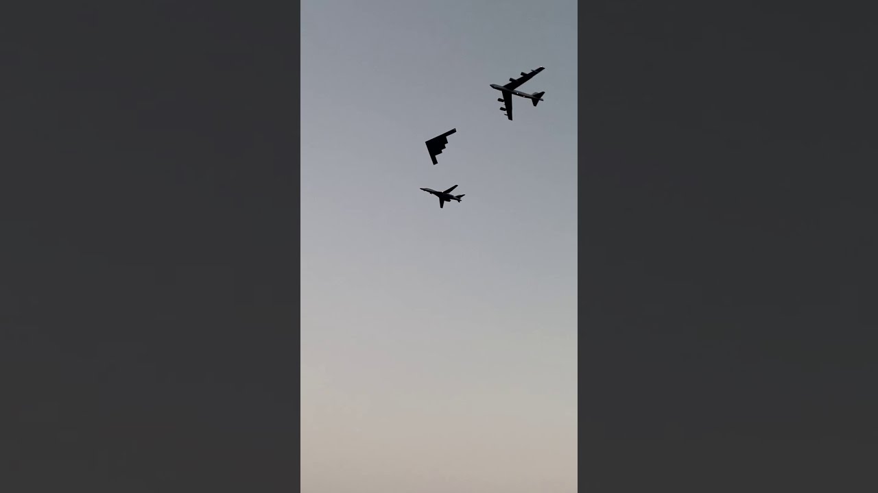 Superbowl LV Bomber Flyover YouTube