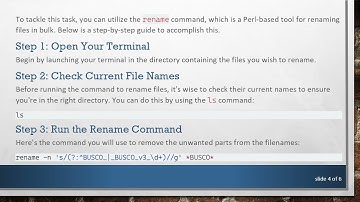How to Efficiently Rename Files with Regex Using Bash and Sed
