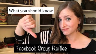 Buyer Beware! Facebook Group Raffles: Why I Don’t Play!