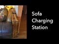 DIY Pallet Wood Sofa Table and Charging Station DIY Pallet Wood Sofa Table and Charging Station