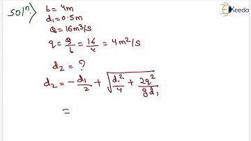 1st Numerical of Hydraulic Jump | Hydraulics - GATE