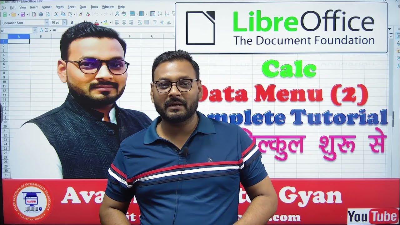 Libreoffice Calc Data Menu part 2 YouTube