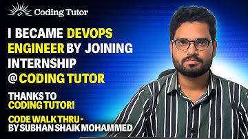 Code Walk through by Mr. Subhan Shaik Mohammed