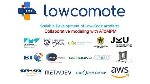 Collaborative modeling with AToMPM- Scalable Development of Low-Code artefacts