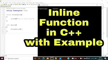 Inline Function in C++ with Example