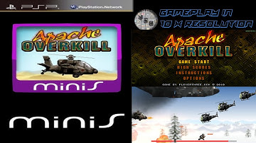 PSP Apache Overkill 10x REsolution in 4k