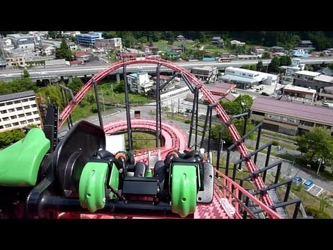 🔴富士急ハイランド ええじゃないか / Eejanaika roller coaster at Yamanashi Fuji-Q highland