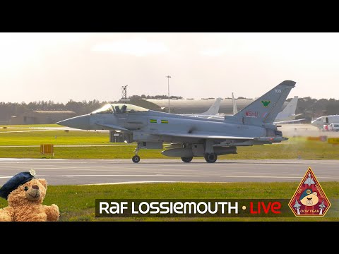 LIVE EUROFIGHTER TYPHOON FGR4 & P-8 POSEIDON ACTION • QRA STATION 1 NORTH RAF LOSSIEMOUTH 08.09.25