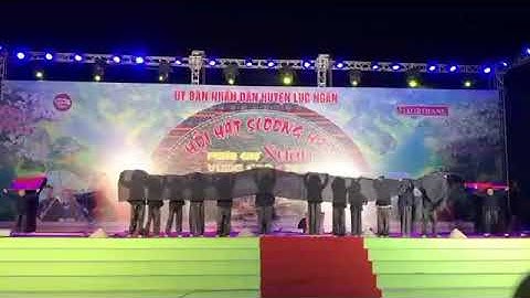 Học sinh trường TH Tân Sơn số 2 tham gia văn nghệ phiên chợ xuân vùng cao huyện Lục Ngạn năm 2025