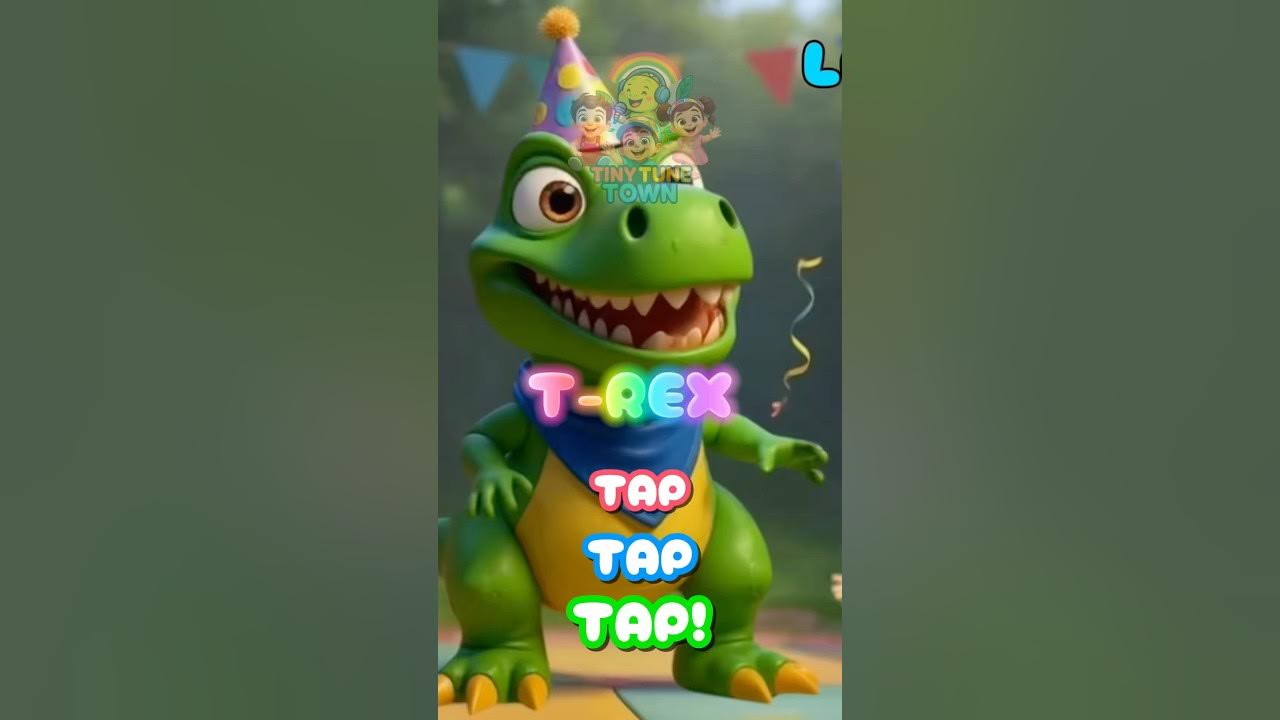 T-Rex Tap Tap! π¦ #DinosaurSong #KidsDance #Shorts #TinyTuneTown #PreschoolSong #DinoDance T-Rex Tap Tap! π¦ #DinosaurSong #KidsDance #Shorts #TinyTuneTown #PreschoolSong #DinoDance