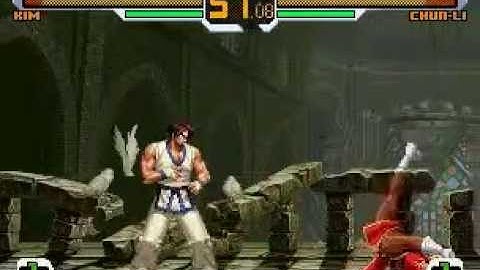 SNK vs. Capcom: Chaos - Kim Kaphwan vs. Chun-Li