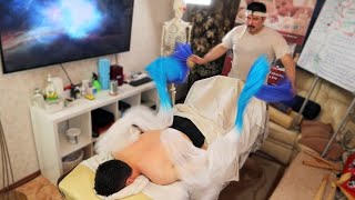 Самый жесткий массаж спины и мануальная терапия от Олега Гудвина ASMR